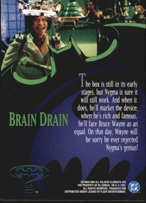 1995 batman forever ultra 45 brain drain nm mt