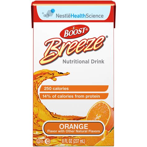 Nestle Boost Breeze Orange Liquid Nutrition Drink 8 Fl Oz Walmart