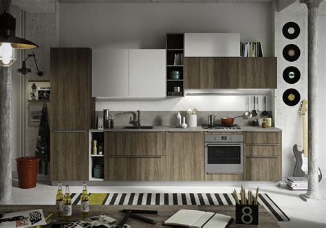 La pizza est un plat d'origine italienne fait d'une pâte à pain étalée en cercle, recouverte de divers ingrédients (principalement de. Modèle de cuisine italienne moderne idéale pour un loft - Snaidero