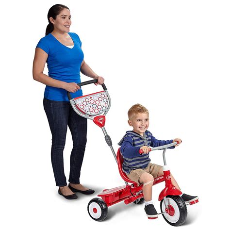 Radio Flyer 4 In 1 Stroll ‘n Trike Ride On With 3 Point Harness Red