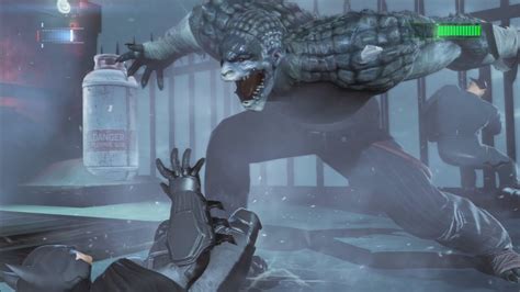 Games montréal and released by warner bros. Batman Arkham Origins Killer Croc Boss Fight HD - YouTube