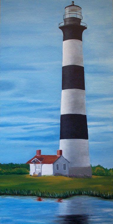 North Carolina Lighthouse By Artist Heidi Daley North Carolina