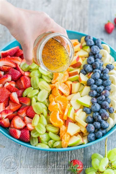 But the term fruit salad has long been abused by those who believe that tasteless honeydew + unripe cantaloupe + rock hard grapes = something worth eating. 15 Fresh Fruit Salad Recipes - Easy Ideas for Summer Fruit ...