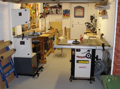 Just a little online insight into the shop layout in early august Workshop layout, Garage workshop layout, Woodworking shop ...