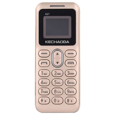 Kechaoda A27 Keypad Dual Sim Mini Mobile Phone With External Memory