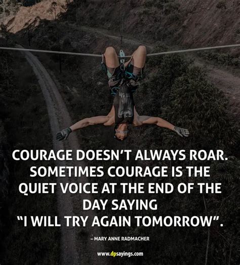 100 Inspirational Courage Quotes And Sayings Dp Sayings