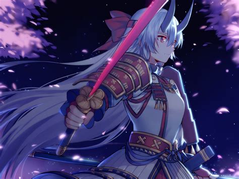 Download 1400x1050 Wallpaper Samurai Tomoe Gozen Fategrand Order Anime Girl Standard 43
