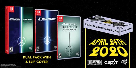 Star Wars Jedi Knight: Jedi Academy and Star Wars Jedi Knight II: Jedi Outcast limited print 