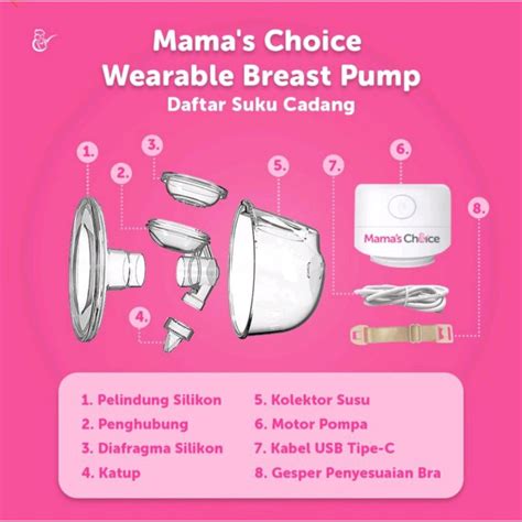 Jual Sparepart Pompa Asi Mama S Choice Wearable Breast Pump Handsfree Valve Mama Choice
