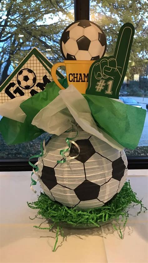 Soccer Banquet Centerpiece Soccer Party Decorations Soccer Birthday