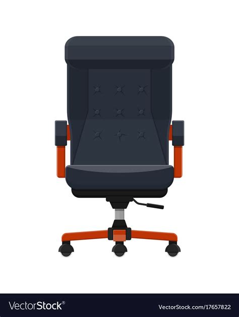Boss Or Ceo Chair Leather Armchair Royalty Free Vector Image