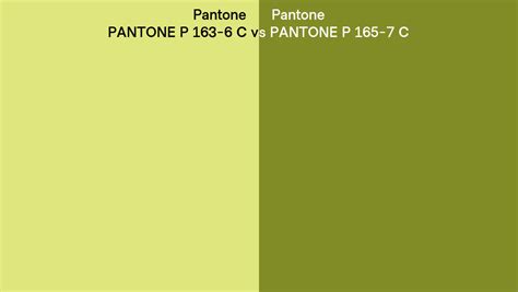 Pantone P 163 6 C Vs Pantone P 165 7 C Side By Side Comparison