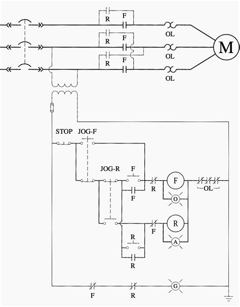 Diagram Single Phase Reversing Motor Ladder Diagram Mydiagram Online