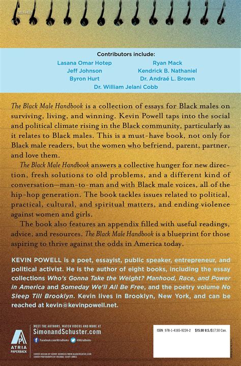 The Black Male Handbook Book By Kevin Powell Official Publisher