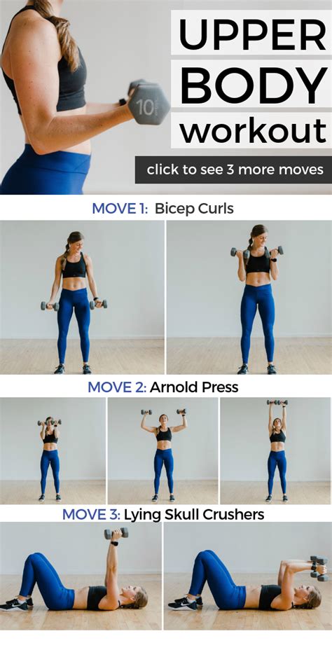 This 20 Minute Upper Body Workout For Women Sculpts And Strengthens The Arms Upper Body