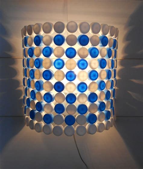 One Lamp More Made From Plastic Bottle Caps Plastic Bottle Caps Lamp