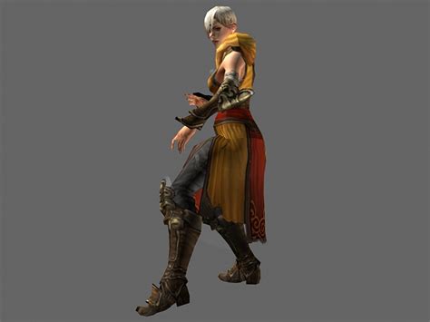 Diablo Iii Character Monk Female 3d Model 3dsmax Files Free Download