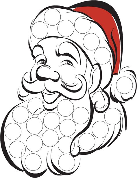 Printable Santa Beard Advent I Remember Getting One At The Grocery