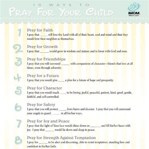 10 Ways To Pray For Your Child Praying For Your Children Pray Parenting