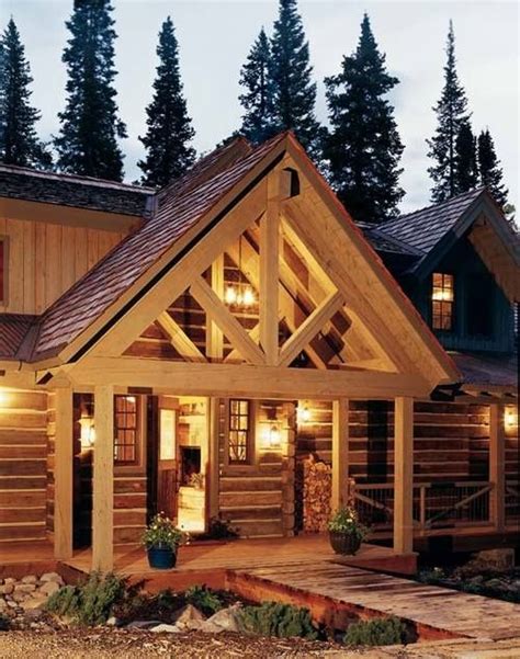 Front Porch Log Cabin Porch Ideas Home Design Ideas