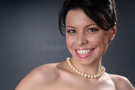 Smiling Glamour Girl Stock Image Image Of Hair Health 7910165