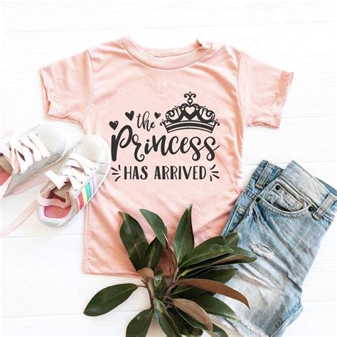 The Princess Has Arrived T Shirt Girls Shirt Kids Shirt Etsy