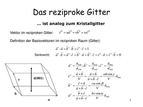 For faster navigation, this iframe is preloading the wikiwand page for reziprokes gitter. PPT - Die kristallographische Metrik PowerPoint ...