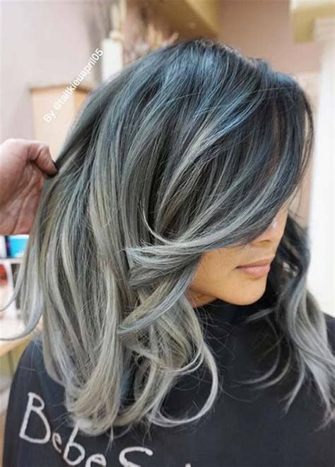 How to turn white hair to black naturally at home. 85 Silver Hair Color Ideas and Tips for Dyeing ...