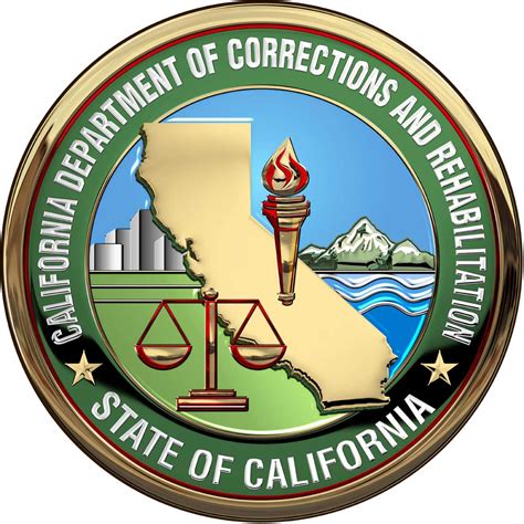 California Department Of Corrections And Rehabilitation Seal All Metal
