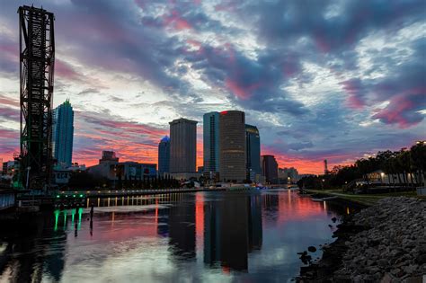 Tampa Sunrise Color Matthew Paulson Photography
