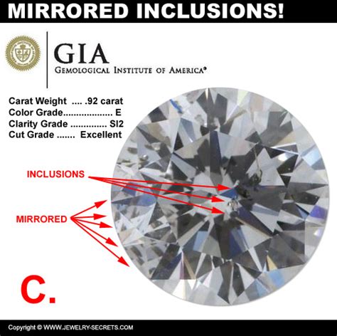 Inclusions Reflected In A Diamond Jewelry Secrets