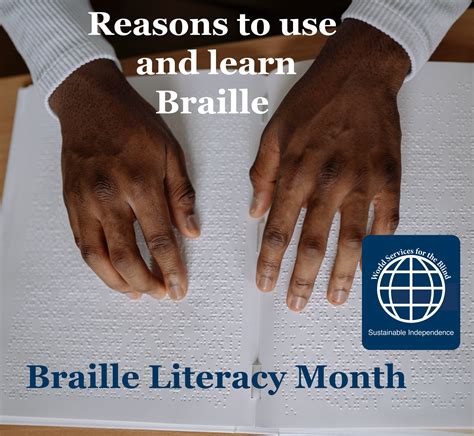 Reasons To Learn And Use Braille Braille Literacy Month — World