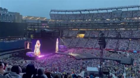 Taylor Swift Fans Soak Up Experience Of Another Rain Show At Gillette