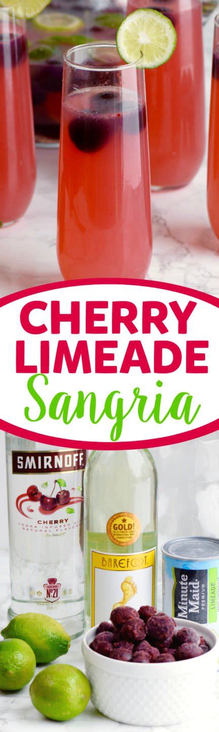 This Cherry Limeade Sangria Comes Together Fast With Just Five