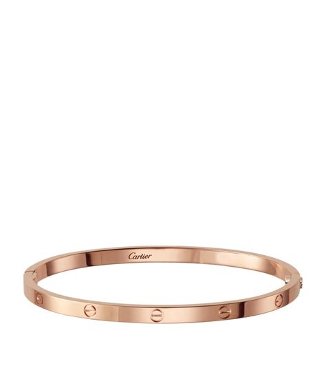 Cartier Rose Gold Rose Gold Love Bracelet Size Cm Harrods Uk