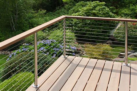 Cable Deck Railing Cost Deck Railing Photo Gallery Stainless Steel