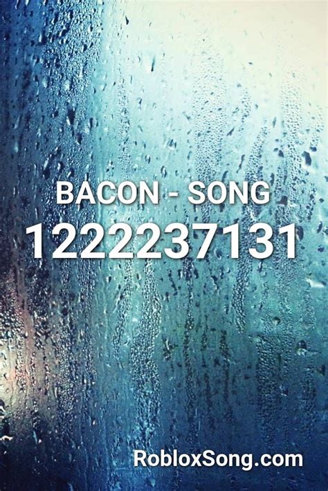 Bacon Song Roblox Id Roblox Music Codes Songs Parody Songs Roblox