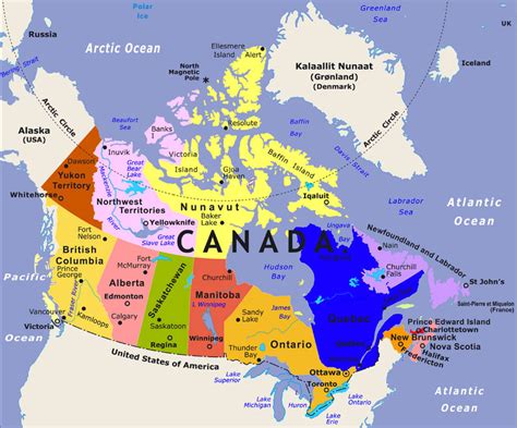 Map Of Canada Maps Of Canada