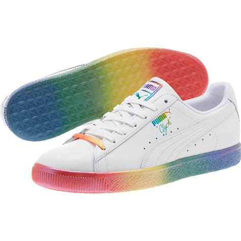 Puma Clyde Pride Sneakers In White Lyst