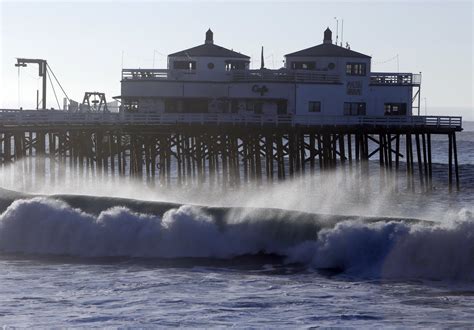 Southern California Prepares For High Surf Coastal Flooding La Times