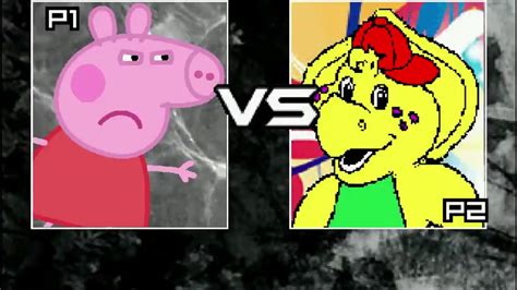 Peppa Pig Vs Bj Barney And Friends Legendary Battles 686 Youtube