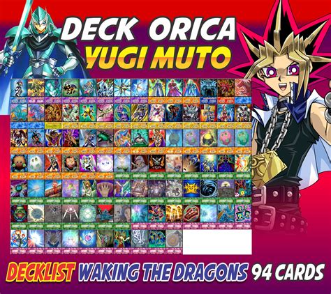 Yugi Muto cartes Deck Anime Orica Réveiller les Dragons Etsy France