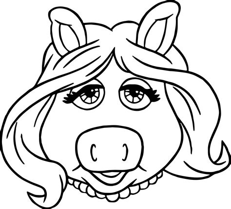 57 Miss Piggy Coloring Page