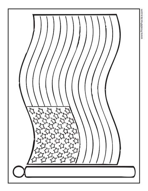 9 Flag Coloring Pages For Kids ⭐ Usa Tricolors And Betsy Ross