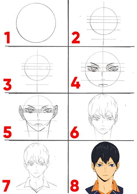 Learn How To Draw Kageyama Tobio With Easy Step By Step Tutorial