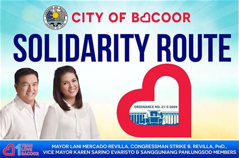 How many startups can you get to join your program this month? Application form for Solidarity Route | Bacoor Government ...