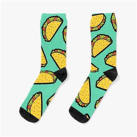 Its Taco Time Socks For Sale By Evannave Redbubble