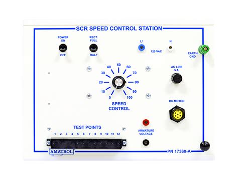 Dc Drive With Scr Speed Control Training System