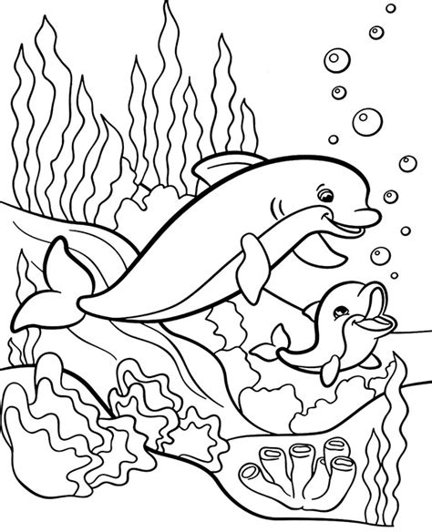 Dolphin Coloring Pages Artofit