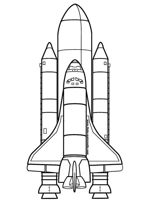 Space Shuttle Coloring Page Artofit